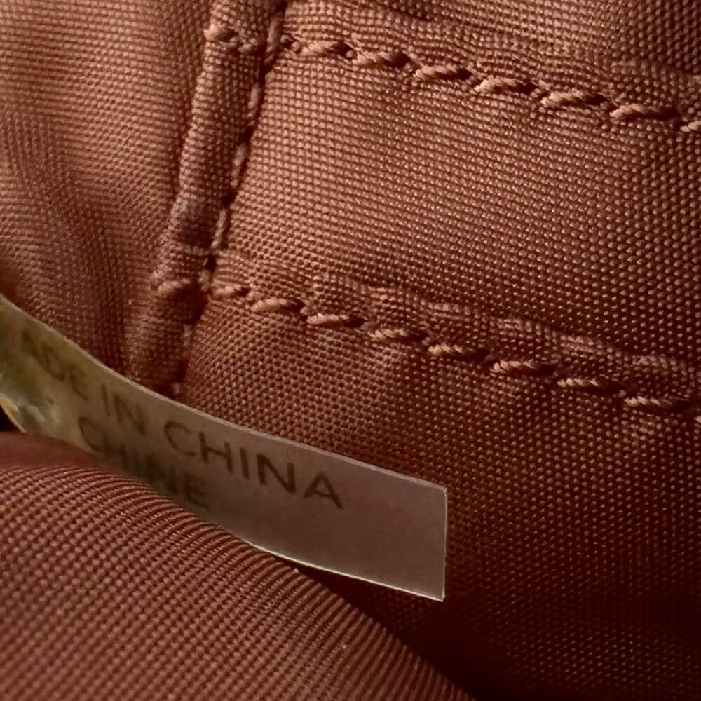 Coach Vintage Double Zipper Brown Pebble Leather Wristlet Wallet - Picture 15 of 15